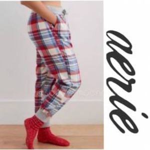Aerie Lounge/Pajama Flannel Joggers